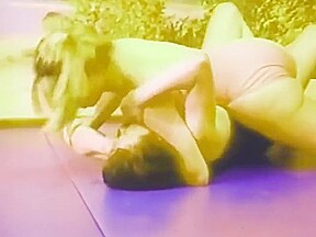 Astonishing xxx video Wrestling craziest pretty one