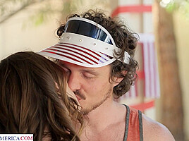 Aubree Valentine & Jackie Hoff Give Jackie's Boyfriend A Hot Threesome