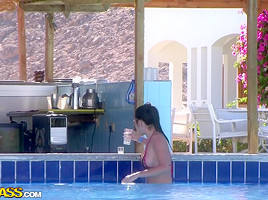 Aurita in minx gets her twat drilled in an outdoor sex scene