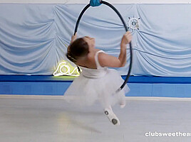Aurora Heat - Graceful Ballerina Playing With Her Pussy