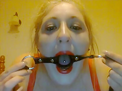 BBW Elle Moon Lipstick Ring Gag Self Bondage