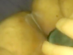 BBW dripping wet and then creaming on her dildo