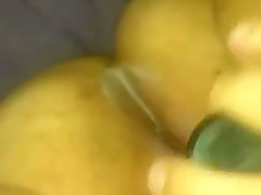 BBW dripping wet and then creaming on her dildo