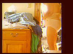 BBW-Wife Morning view 40DDs, Pussy and ass