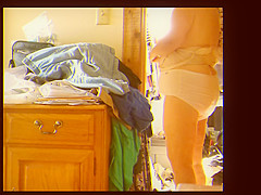 BBW-Wife Morning view 40DDs, Pussy and ass