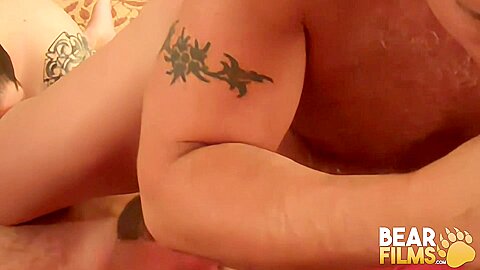 BEARFILMS Bears Big Blue Ox And Buzz Steele Bareback Hard