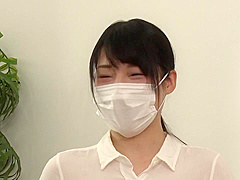 01B0223-The housekeeper who came to clean the room has a vibrator screwed into her throat