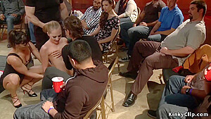 Babe Anal Fucked After Public Show