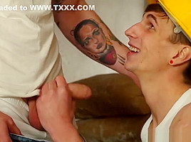 Babe Fucks Bisexual Hunks