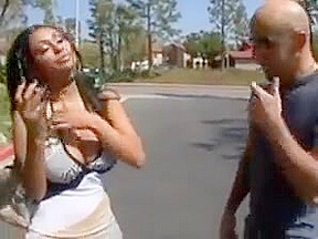 Babe fucked on road