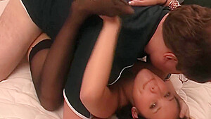 Back From College And Stepdad Missed Her So Much! teen 18+ Slut Gets Her Tight Cunt Banged By Step daddy!