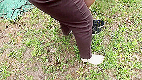 Barefeet Breast Slapping