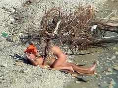 Beach - Couple Fucking on a Public Beach While Walking Past