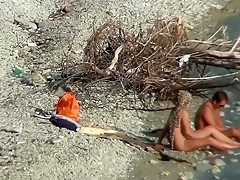 Beach - Couple Fucking on a Public Beach While Walking Past
