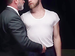 Bearded twink enjoys ass banging with a Mormon elder