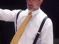 Bearded twink enjoys ass banging with a Mormon elder