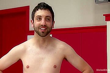 Beautiful Blond Whoops On A Man In A 100% Competitve Wrestling Matchup