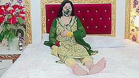 Beautiful Pakistani Bride Masturbation In Wedding Dress With Clear Hindi&urdu Dirty Talking