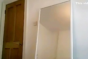 Beautiful Shemale Strips and Masturbates on Cam