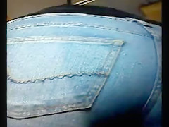 Beautiful buttocks on the bus