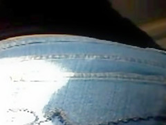 Beautiful buttocks on the bus