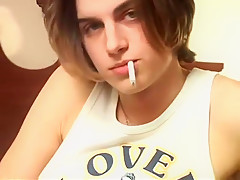 Beautiful smoking boy Ayden