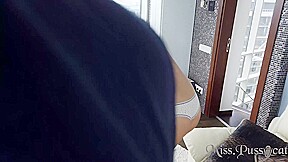 Behind The Scenes Miss Pussycat Playing 3 Way Pussy Licking And Strap-on Lesbian Sex Train