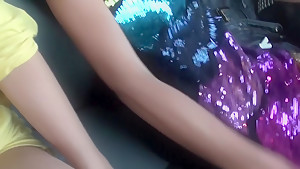Bella Margo in sex in the car with a hot amateur couple