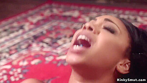 Bella Rossi - Natural Busty Redhead Anal Fucks Ebony