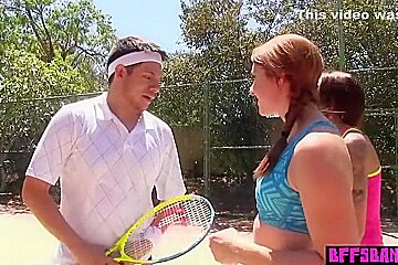 Big Bust Tennis Young Babe Pounded In Front Of Her B With Kendra Cole