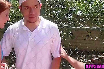 Big Bust Tennis Young Babe Pounded In Front Of Her B With Kendra Cole