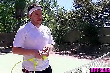 Big Bust Tennis Young Babe Pounded In Front Of Her B With Kendra Cole