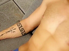 Big Muscle Man Fucks Twink