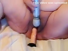 Big Woman Masturbating With Her Toys