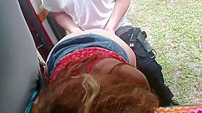 Big ass mature dogging