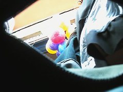Big ass upskirt amateur brunette slut