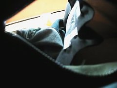 Big ass upskirt amateur brunette slut