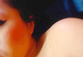 Big breast Latina spreads pussy and ass on cam