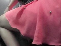 Big buttocks are hiding her thong
