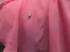 Big buttocks are hiding her thong