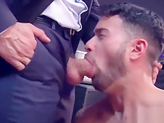 Big dick gay anal sex with cumshot