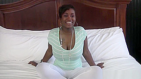 Big ebony teen 18+ gets a hard fuck