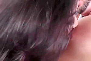 Big tits Asian TS babe Alice G worships big cock and gets butt fucked