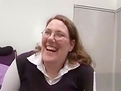 Big tittied plump woman is performing really great fellatio