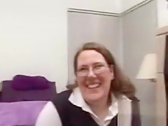 Big tittied plump woman is performing really great fellatio