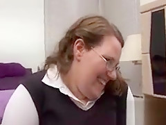 Big tittied plump woman is performing really great fellatio