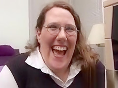 Big tittied plump woman is performing really great fellatio