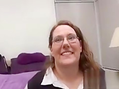 Big tittied plump woman is performing really great fellatio