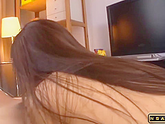 Big-titted Asian Step mom Works Her Juicy Slit On Every Inch Of Male Stick