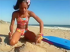 Bikini aside on the beach